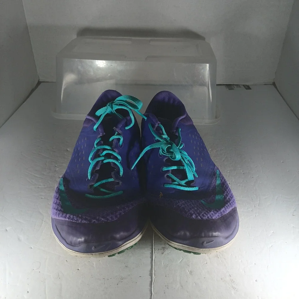 Nike Free 5.0 TR Fit 4 Size 9.5 Purple Teal Training Sneakers 684667-500